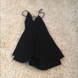 Glare Short black Romper